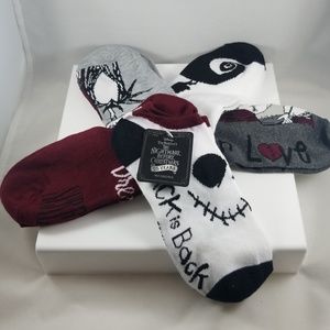 Nightmare Before Christmas Socks 5pk
